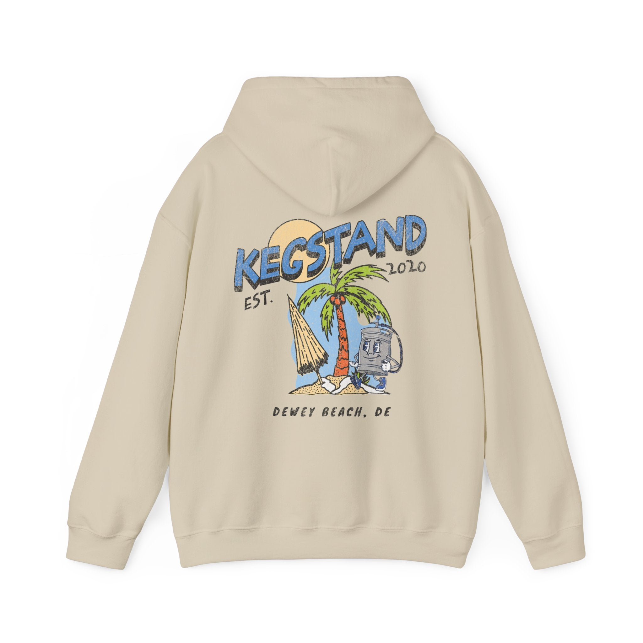 Kegstand Dewey Beach Sand Hoodie