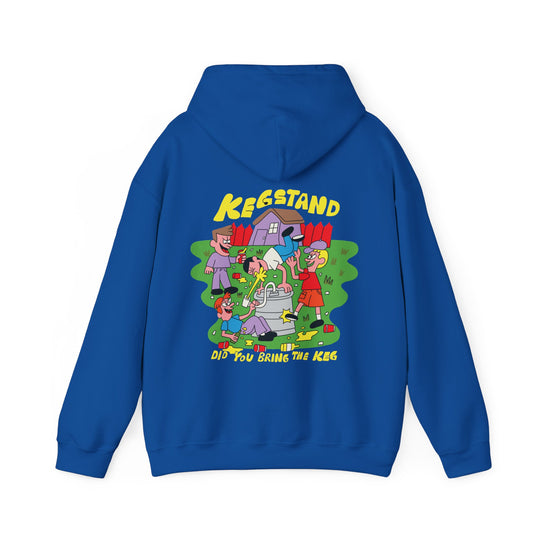 Kegstand Party Blue Hoodie