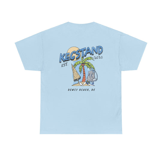 Kegstand Dewey Beach Blue Tee